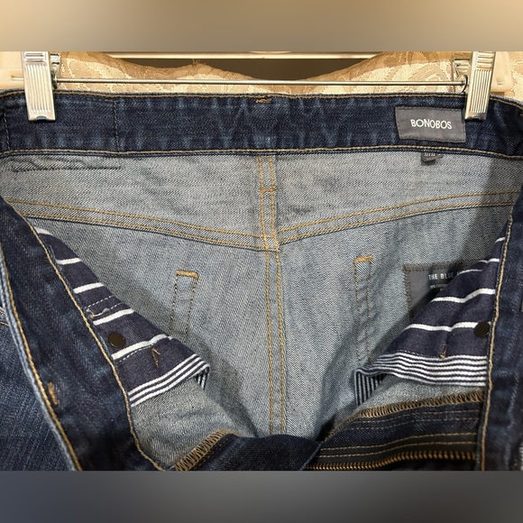 BONOBOS, The Blue Jean, Men's Blue Jeans - Size 32/32 - Straight Leg, Slim - Picture 12 of 14